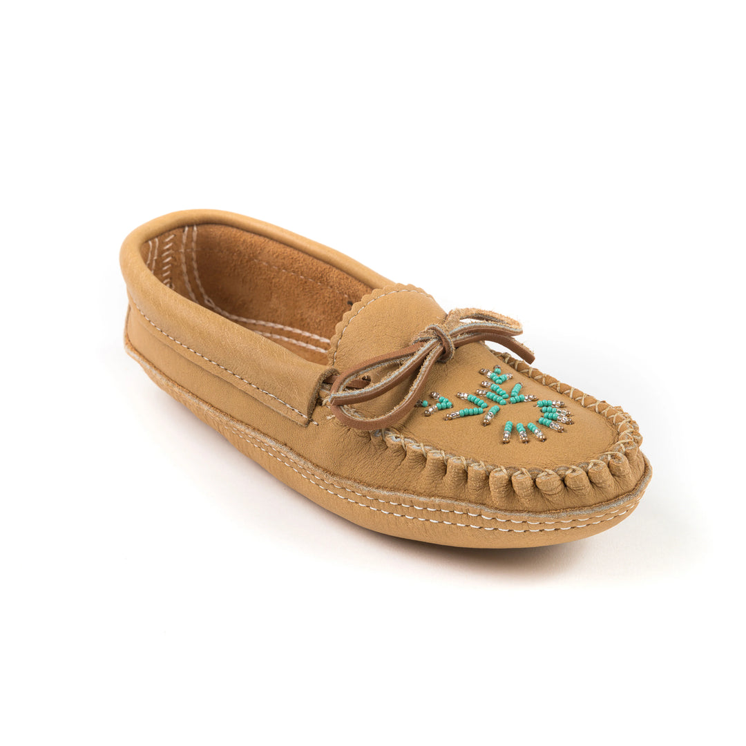 Mocassin femme en cuir d&