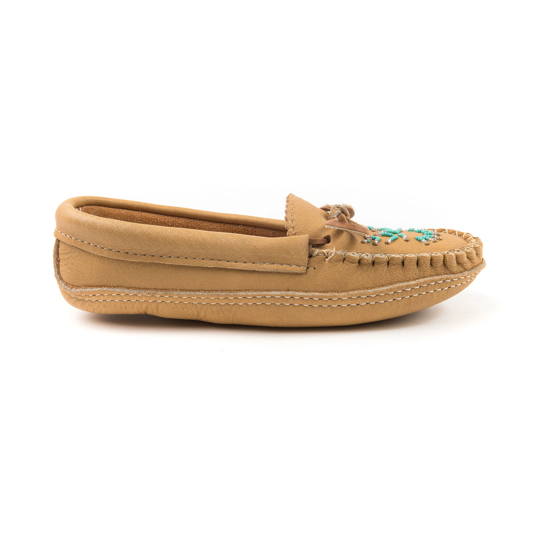 Mocassin femme en cuir d&