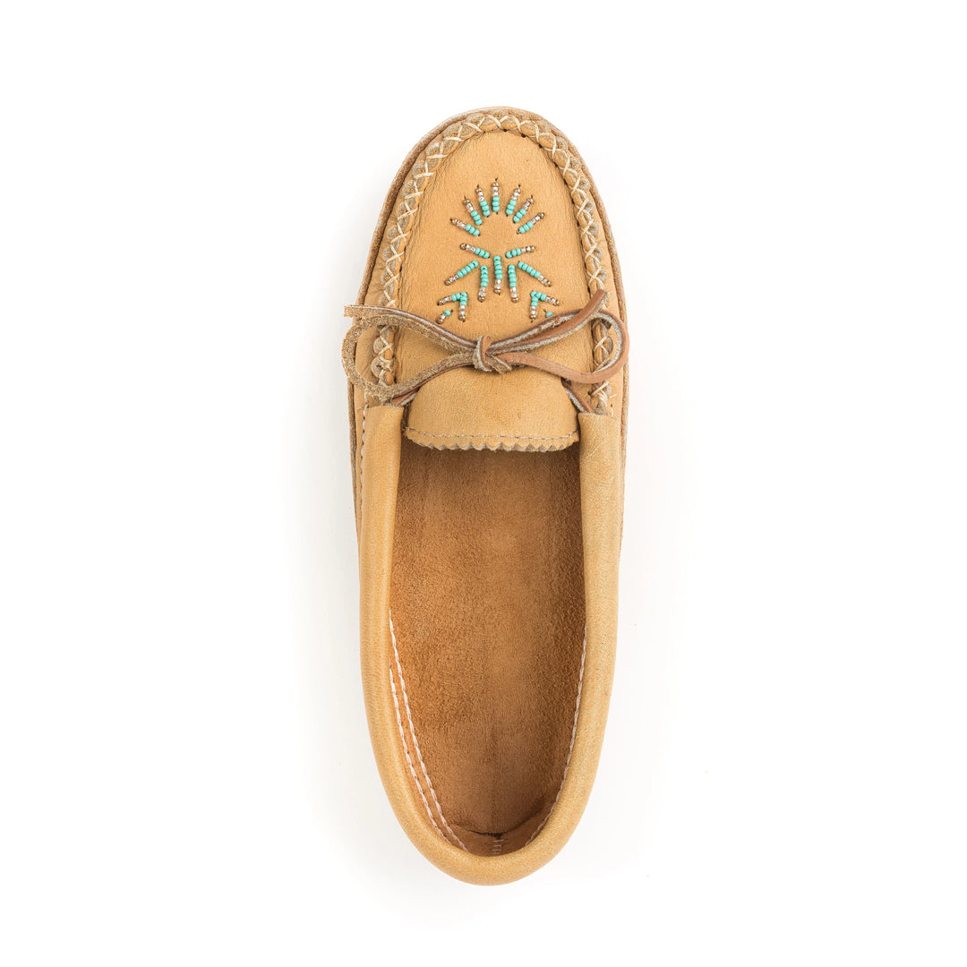 Mocassin femme en cuir d&