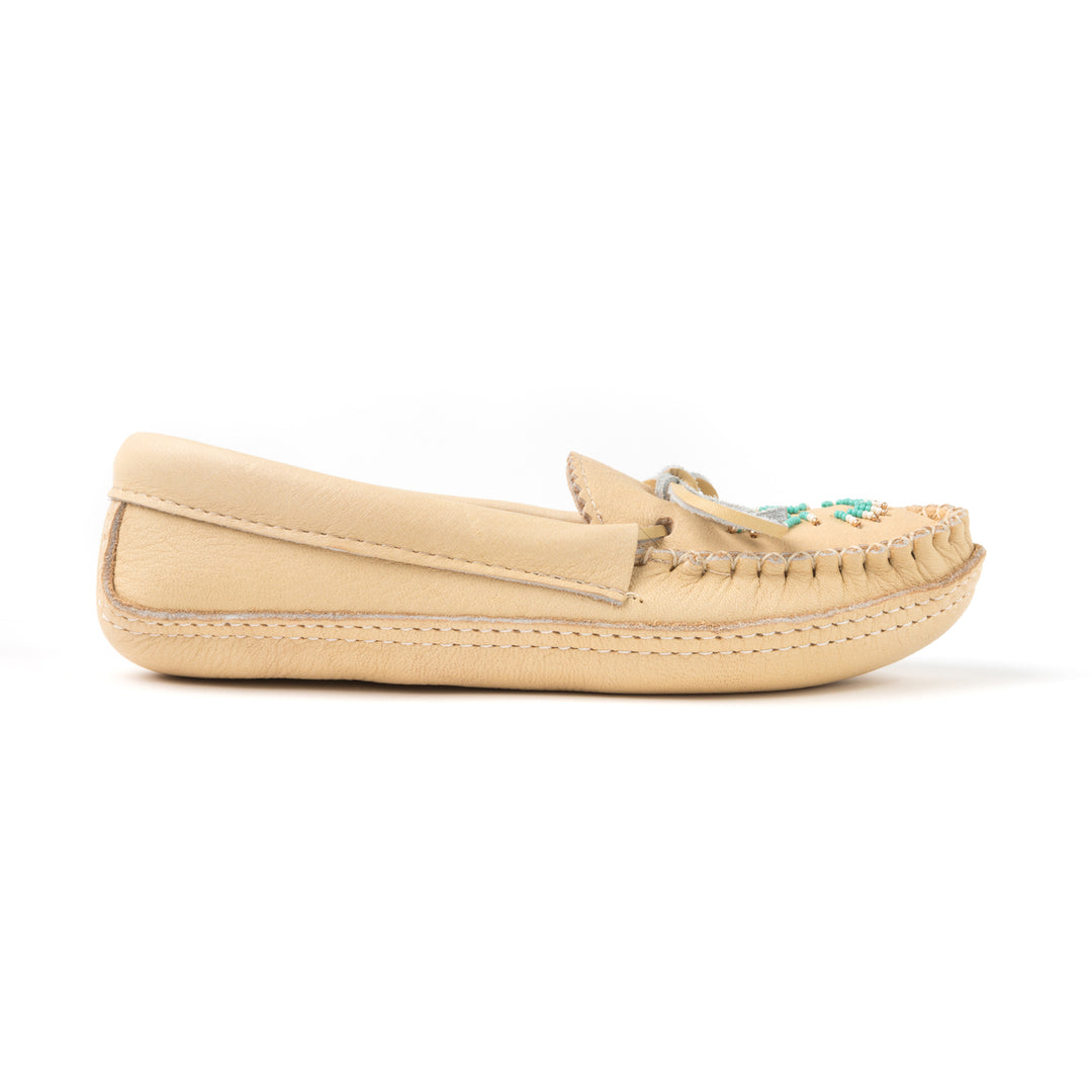 Mocassin femme en cuir d&
