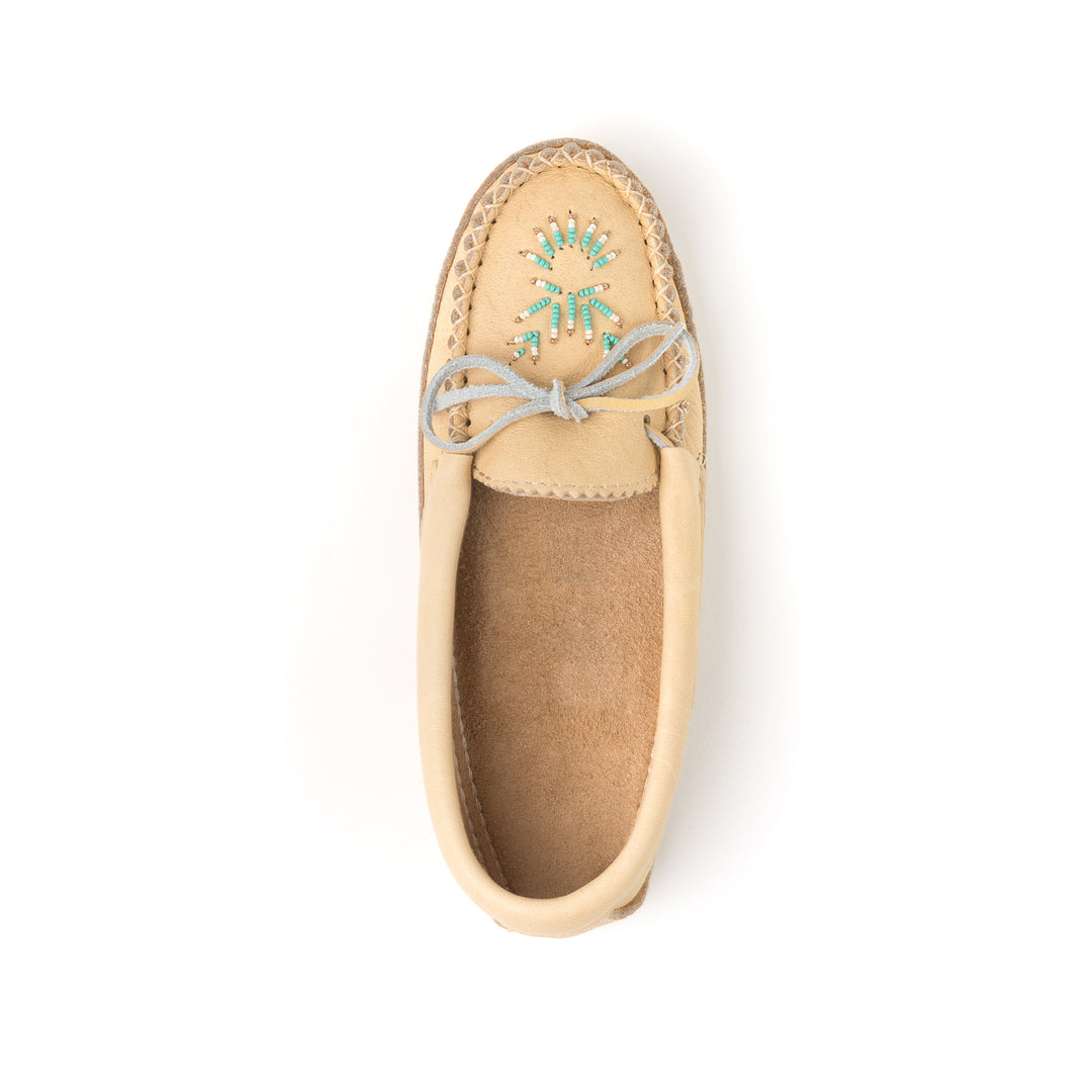 Mocassin femme en cuir d&